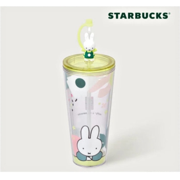 Starbucks Other - Miffy x Starbucks Water Cup with Straw